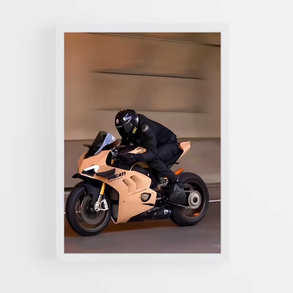 Poster Panigale v4 Éclatant – affiche Ducati (vue 3)